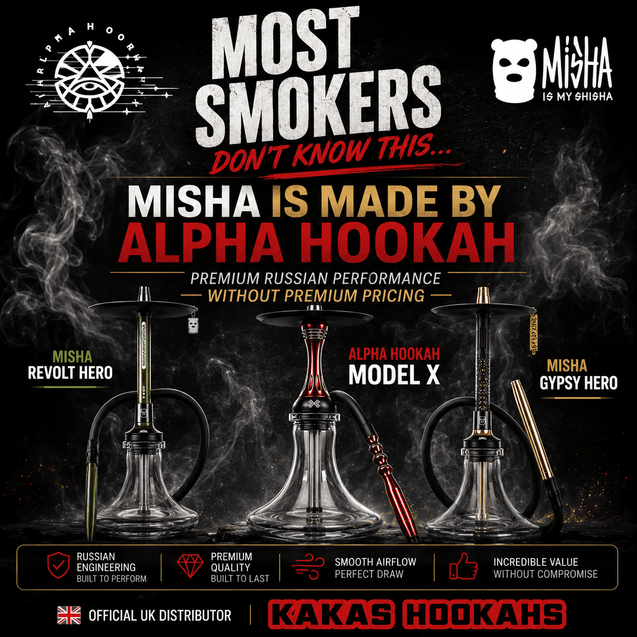 Did You Know Misha Hookah Is Made by the Same Company Behind the Alpha Hookah Model X?