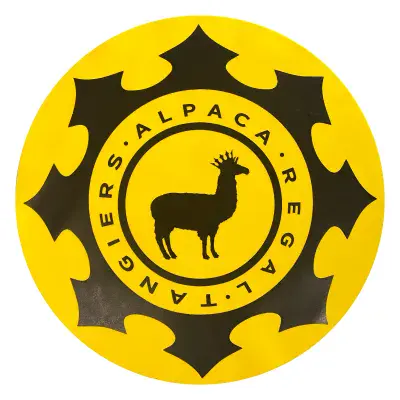 Alpaca Bowl Base Mat - Yellow Black Art Community