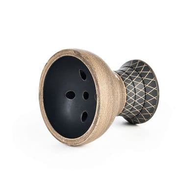 Alpha Hookah Alpha Bowl - Turk Design - Black Matte