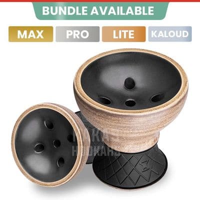 Alpha Hookah Alpha Bowl - Turk Design Pro - Black Matte