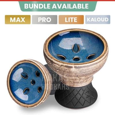 Alpha Hookah Alpha Bowl - Turk Design Pro - Blue Ocean
