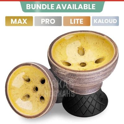 Alpha Hookah Alpha Bowl - Turk Design Pro - Yellow