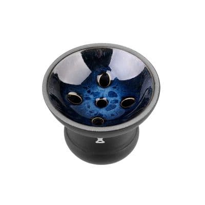 Alpha Hookah Bowl - Doll Phunnel (Black & Blue)