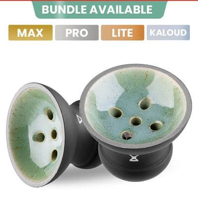 Alpha Hookah Bowl - Doll Phunnel (Black & Green)