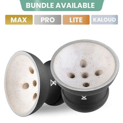 Alpha Hookah Bowl - Doll Phunnel (Black & White)