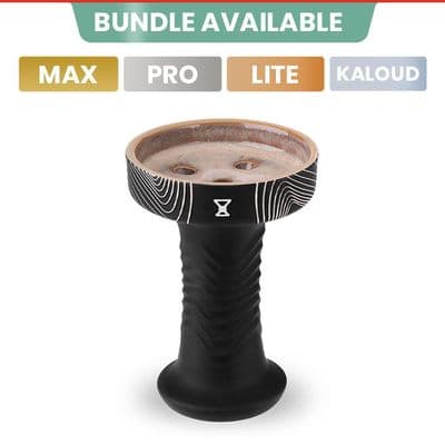 Alpha Hookah Bowl - Wave Killer (Arctic Black)