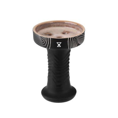 Alpha Hookah Bowl - Wave Killer (Arctic Black)