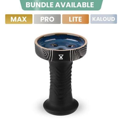 Alpha Hookah Bowl - Wave Killer (Pacific Black)