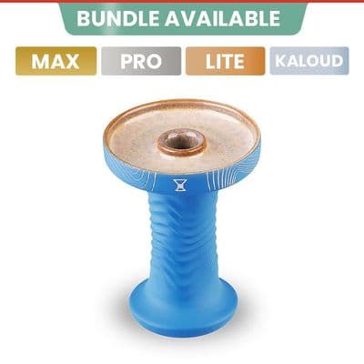 Alpha Hookah Bowl - Wave Phunnel (Arctic Blue)