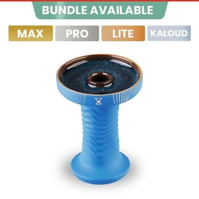Alpha Hookah Bowl - Wave Phunnel (Atlantic Blue)
