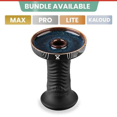 Alpha Hookah Bowl - Wave Phunnel (Black Atlantic)