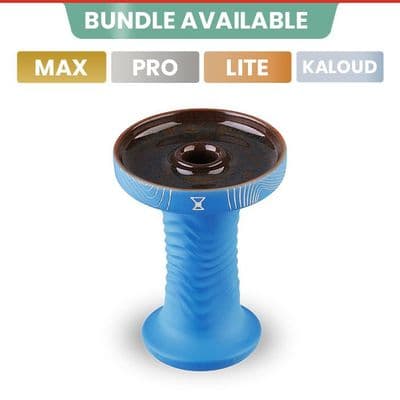 Alpha Hookah Bowl - Wave Phunnel (Indian Blue)