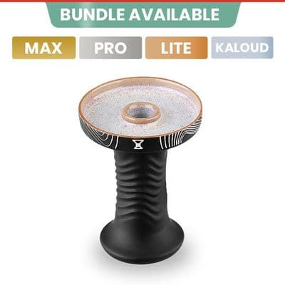 Alpha Hookah Bowl - Wave Phunnel (South Black)