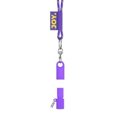 Alpha Hookah - JOY Personal Silicone Mouthpiece - Purple