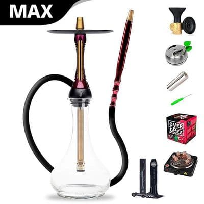 Alpha Hookah S With Base - Red Candy (Bundles Available)
