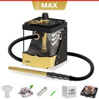 Alpha Hookah SMART Gold Edition | Luxury Compact Shisha UK