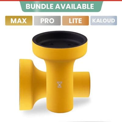 Alpha Hookah Strike Bowl - Yellow Black