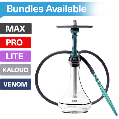 Alpha Hookah X With Base - Green Candy