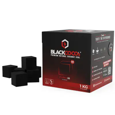 Blackcocos Coconut Charcoal 1kg (26mm)