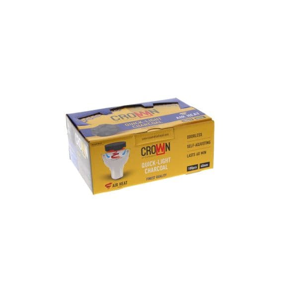 Carbopol Crown 40 mm (100 Pieces) | Hookah Charcoal UK