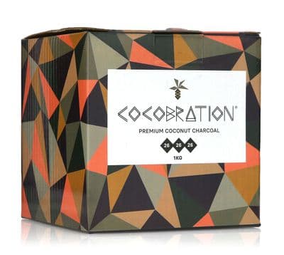 Cocobration Coconut Charcoal 1kg - 26mm