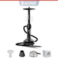 Darkside Neo Black Hookah with D-Glass Base | Russian Shisha UK