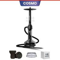 Darkside Neo Black Hookah with D-Glass Base | Russian Shisha UK