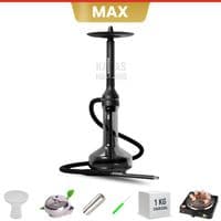 Darkside Neo Black Hookah with D-Glass Base | Russian Shisha UK