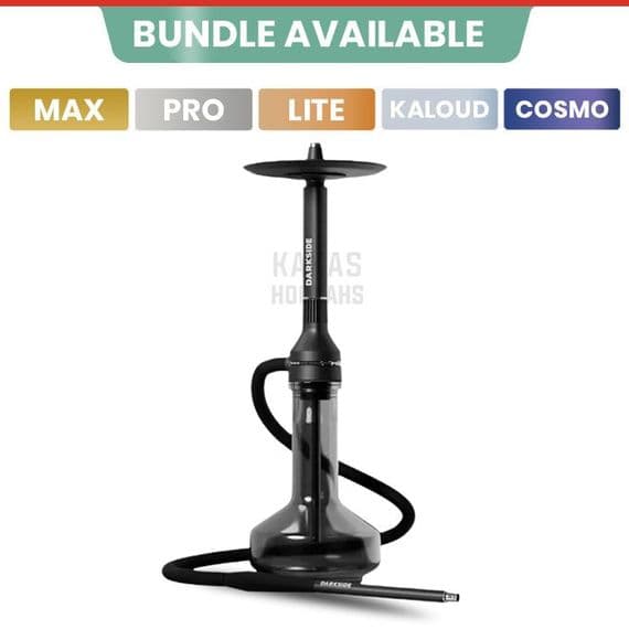 Darkside Neo Black Hookah with D-Glass Base | Russian Shisha UK
