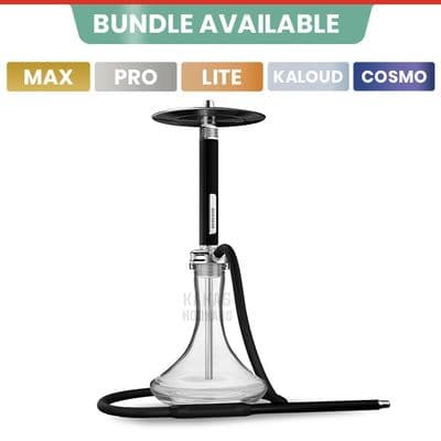 Darkside Hookah  - Ultima Black Steel