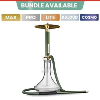 Darkside Hookah  - Ultima Green Gold Steel