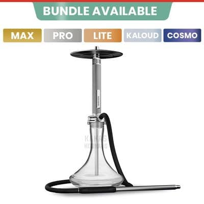 Darkside Hookah  - Ultima Grey Steel