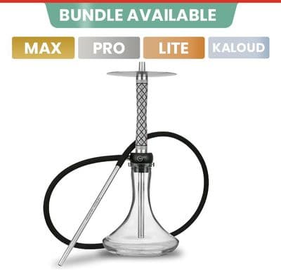 Geometry Hookah Little Bro - Rhombus Grey