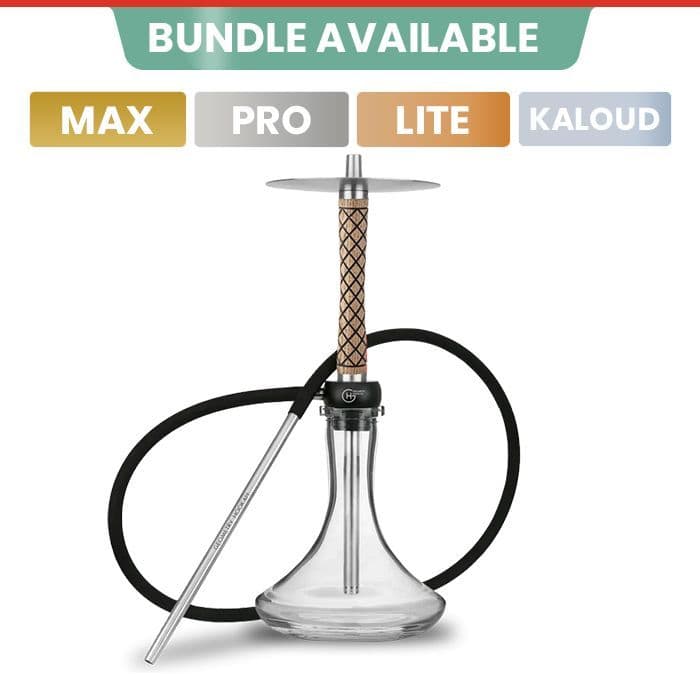 Geometry Hookah Little Bro - Rhombus Natural | Shisha Pipe UK
