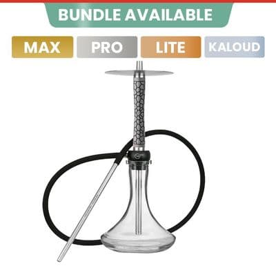 Geometry Hookah Little Bro - Stone Grey