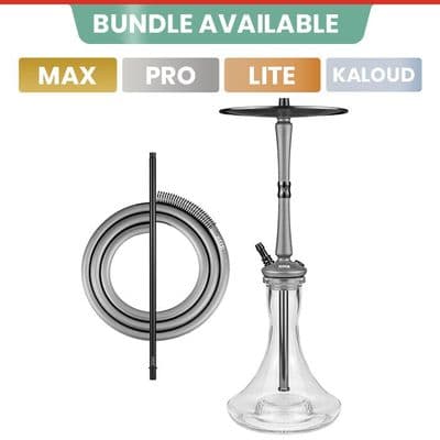 Hoob Go On A Hookah - Space Grey Black