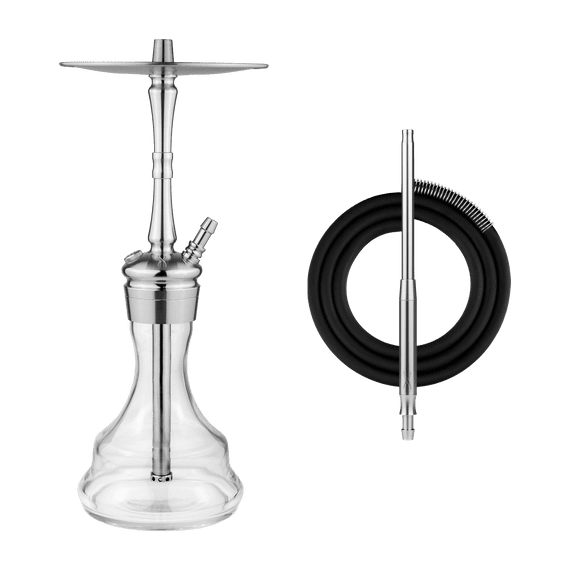 Hoob Go PRO Mini Hookah - Steel | Shisha Pipe UK