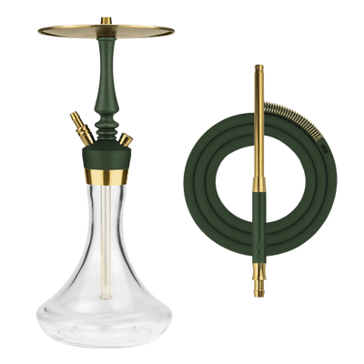 Hoob Mars Mini Pro Hookah - Racing Green Gold