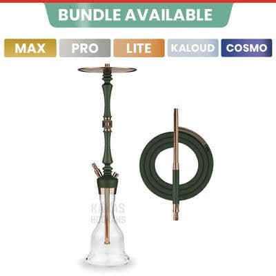 Hoob Mars Pro Hookah - British Racing Green Bronze Bell