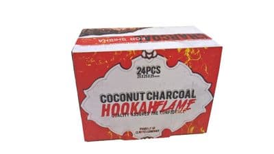 Hookah Flame Coconut Charcoal 24pcs (25mm)