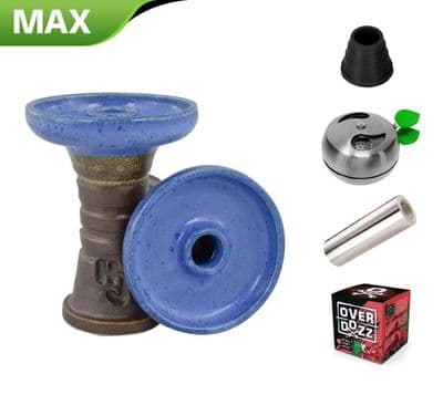 Hookah John Retro Harmony Bowl - Blue Stone