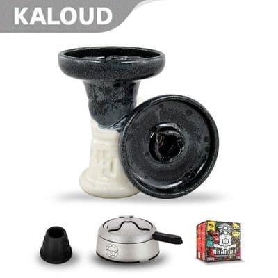 Hookah John Trimony Bowl - Wet Ash over White