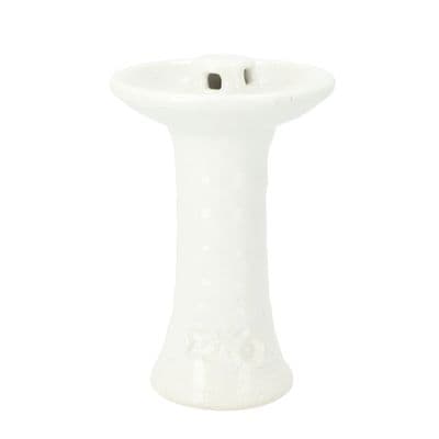 HookahJohn ZOMO  Flying Saucer Bowl - White