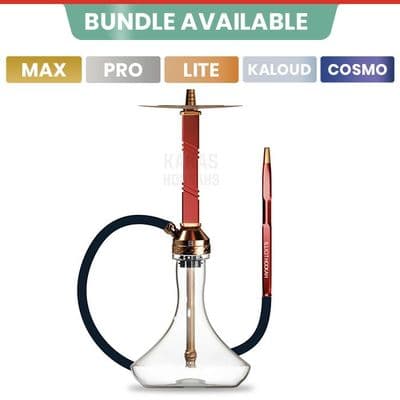 Illicit Hookah Model XI STABLE V2 - Emerald Red