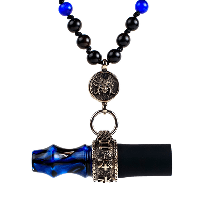 Japona Hookah Personal Mouthpiece - Samurai Beads (Blue)
