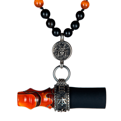 Japona Hookah Personal Mouthpiece - Samurai Beads (Orange)