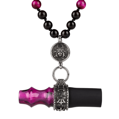 Japona Hookah Personal Mouthpiece - Samurai Beads (Purple)