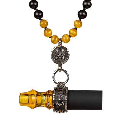Japona Hookah Personal Mouthpiece - Samurai Beads (Yellow)