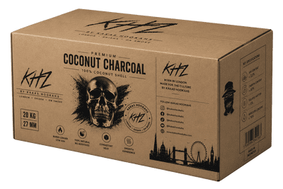 KHZ By Kakas Hookahs Coconut Charcoal 20kg - 27mm
