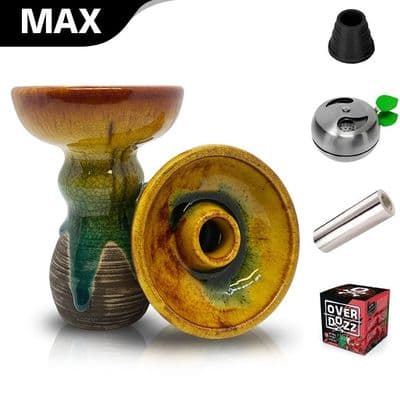 Kolos Harunta Hookah Bowl - Orange Slime (134) Various Bundles Available